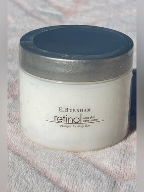 E Burnham Retinol Ultra Skin Care Cream 1.875 oz Sealed USA Vintage 90-2000s NOS